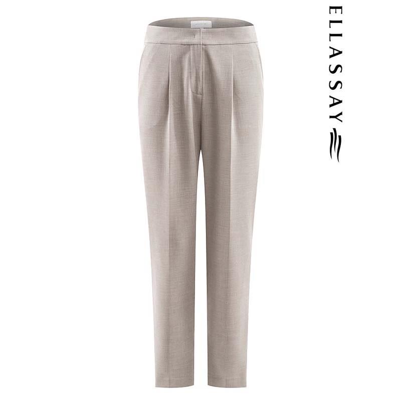 ELLASSAY Women's Spring/Summer Cropped Suit Trousers
