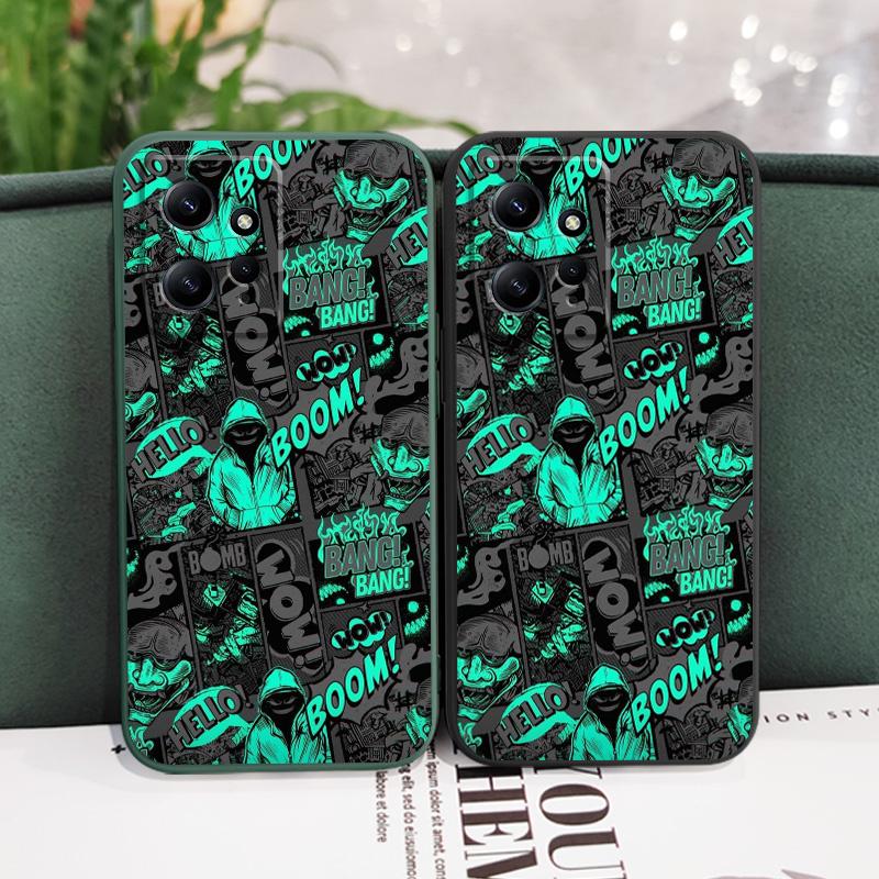 Чехол для телефона "Средний палец Летучие мыши" для Xiaomi Redmi Note 15 Pro Plus 4G 5G Силиконовый чехол
