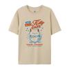 Kitty Cafe Graphic Tees Retro Style Coffee TShirts Oversized Cat Mom Shirt Women Cute Aesthetic Tops Funny Cat Lover T Shirt