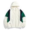 New Men's Jacket Youth Jacket Student Spring and Autumn Hooded Color Matching Loose Running Suit