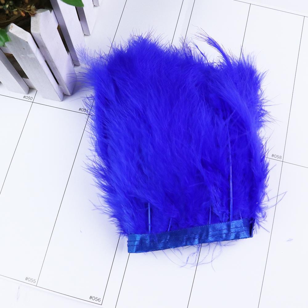 Colorful Turkey Marabou Feather Trim 4-6Inch 2M/5M/10M Plumes Fringe For Sewing Needlework Diy Crafts Dress Decoration