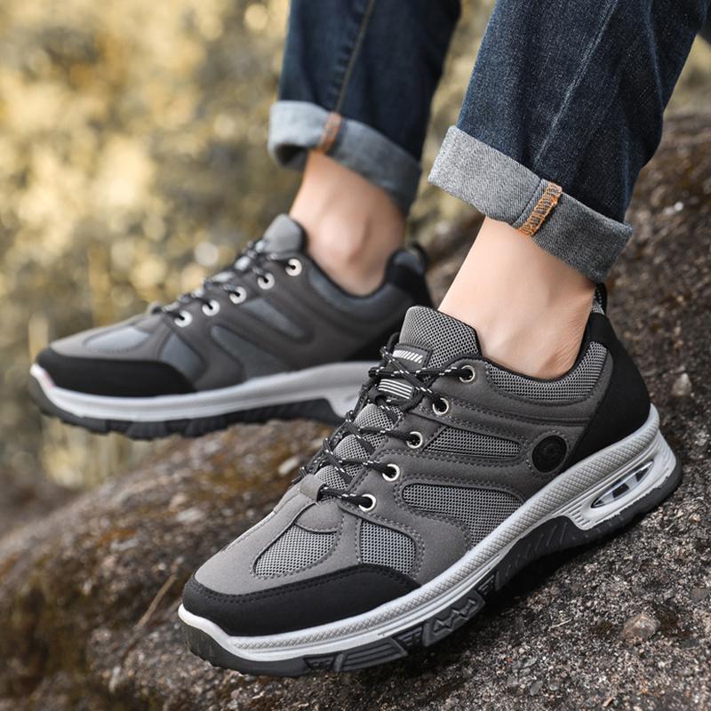 Oulylan Fashion Barefoot Shoes for Men Men'S Outdoor Mountaineering Breathable Slip Quick Dry Non-Slip Casual Walking Sneak