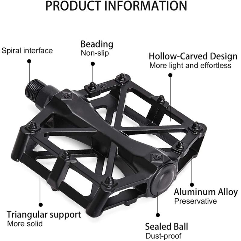 1 пара велосипедных педалей из алюминиевого сплава, быстросъемные, на шарикоподшипниках, подставки для ног, велосипедное оборудование