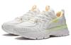Men's Sneakers Li-Ning Li Ning Lingfeng Trendy Cushioning Rebound Low top Running Shoes Men's Champagne White
