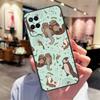 Милый мультяшный выдра Чехол Для Oppo A94 A54 A40 A60 A80 A98 A78 A18 A38 A58 A16 A76 A96 A17 A77 A74 A57S A15 Обложка