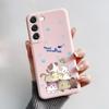 For Samsung Galaxy S22 S 22 Plus S22 Ultra S22+ Case Soft Slim Cute Bear Cartoon Frog Candy Painted Back Cover Funda Bumper Bags