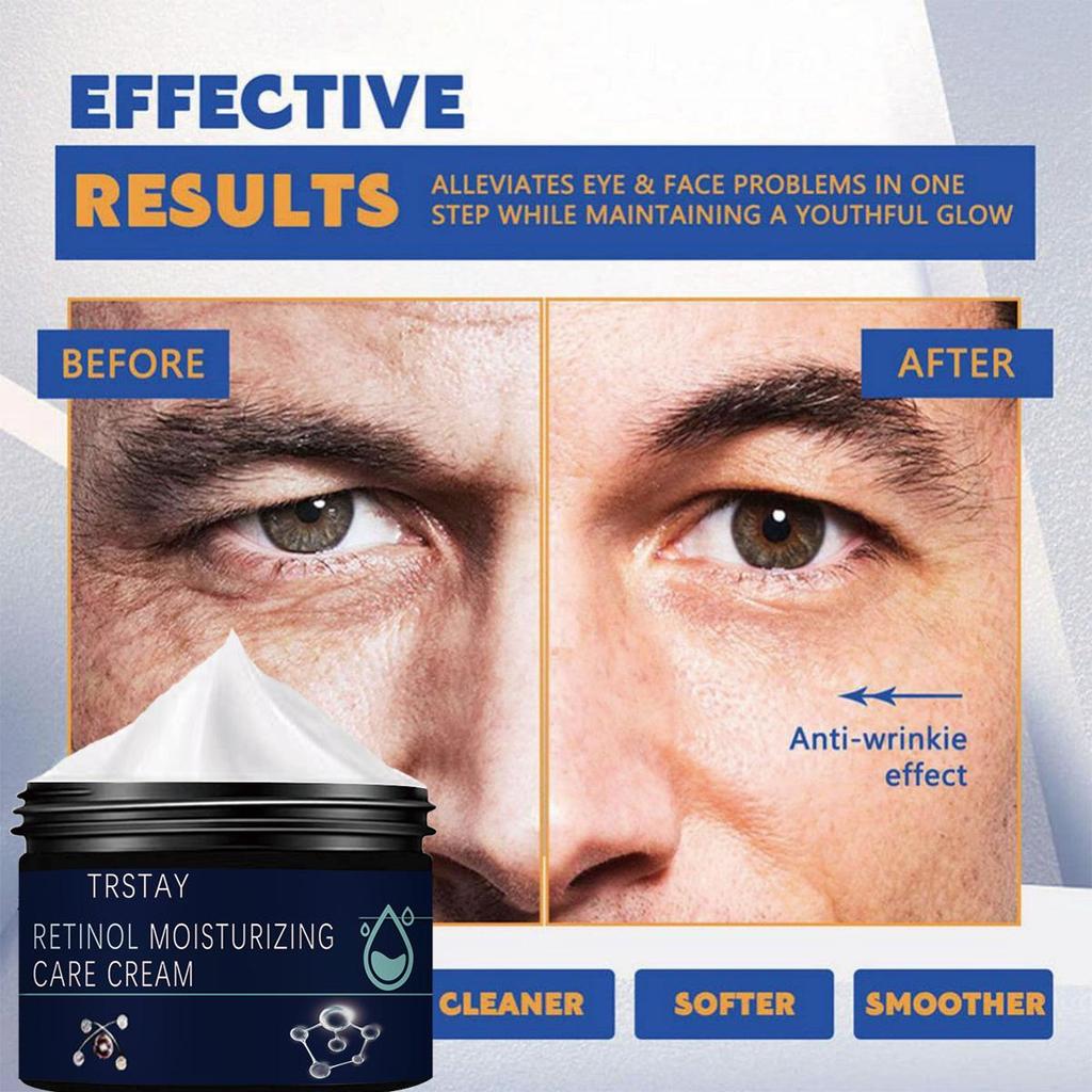 Men's Cool and Soft Eye Cream Tightens the Skin, Is Refreshing and Does Not Dry Out, and Moisturizes the Skin