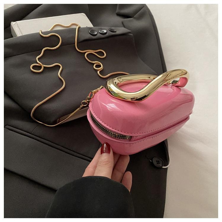 Дизайн Столкновение Цветов Личность Темперамент Мода Цепочка Кроссбоди На Плечо Маленькая Квадратная Женская Сумка