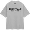 Джерси Essentials Crewneck Tee светло-серый меланжевый мужской топ 125HO244368F