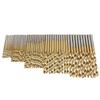 STONEGO 10/25/50Pcs HSS Steel Cobalt Mini Twist Drill Bit Set Straight Shank Hole Opener Power Drilling Punching Tools