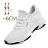 Fashion Spring New Men Elevator Shoes Height Increase Sneakers for Men Casual Insole 6cm Mesh Breathable Shoes Taller Male Sports 37-43