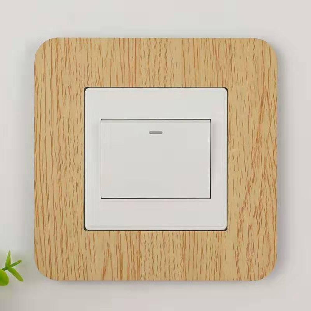 Dustproof Socket Frame Cover Anti-Dirty Acrylic Wall Decor Home Wall Renovation