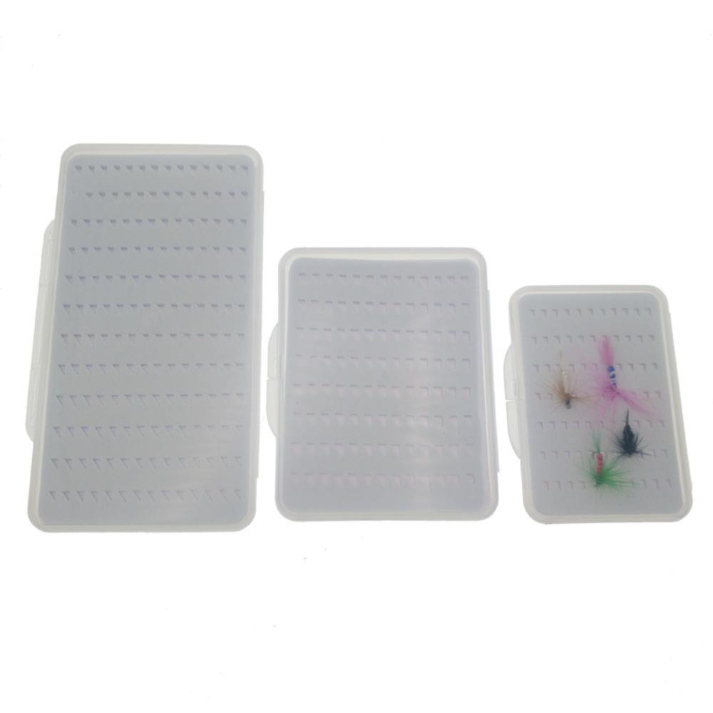 Plastics Fishing Tackle Box Light and Thin Fish Hook Box New Fly Fishing Box Fishing