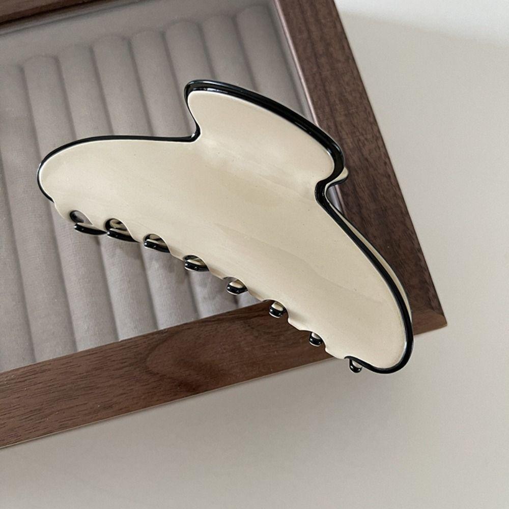Simple Acrylic Elegant Hairpin Headwear Hair Clip Hair Claw Crab Clamps