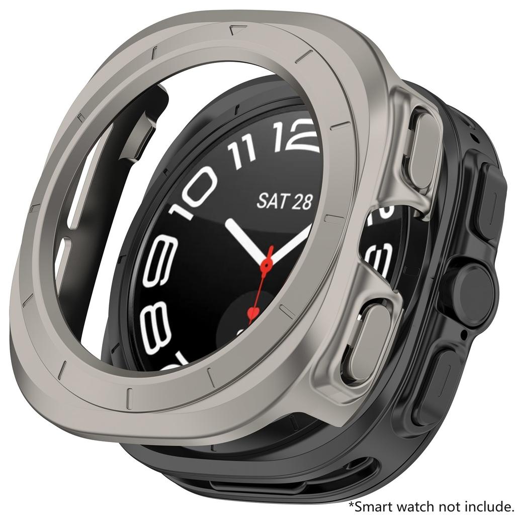 Матовый Чехол для Часов Для Samsung Galaxy Watch Ultra 2025 47мм 7Ультра Чехол ПК Полностью Окружающий Корпус Защитный Бампер Чехлы Аксессуары