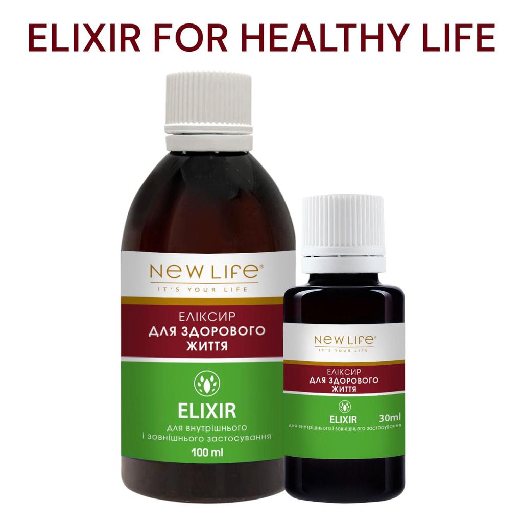 Эликсир для Здоровой Жизни на Травах Диетическая Добавка New Life