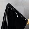 Pure Black Mirror Soft High Elastic Anti-gloss Leather Imitation Leather Clothing Fabric Wholesale Cloth for Sewing Meters Diy