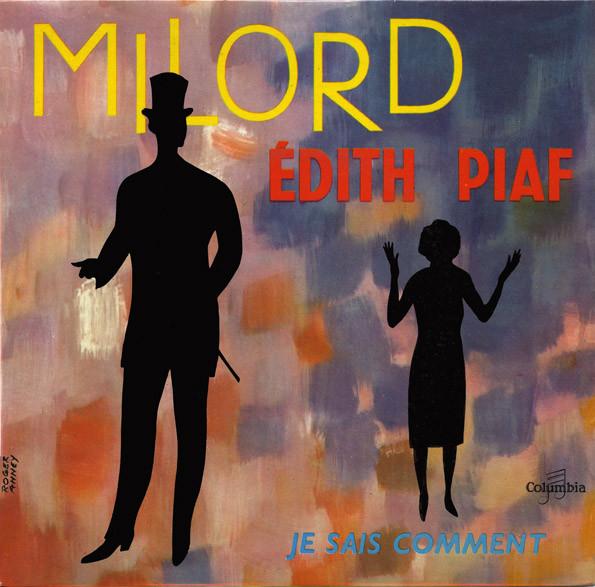 7-дюймовая пластинка ЭДИТ ПИАФ - Милорд ESRF1245 Columbia 1959 Франция Поп Б/У