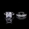 Luxury Micro-Inlaid Zircon Ring Women'S Wedding Ring