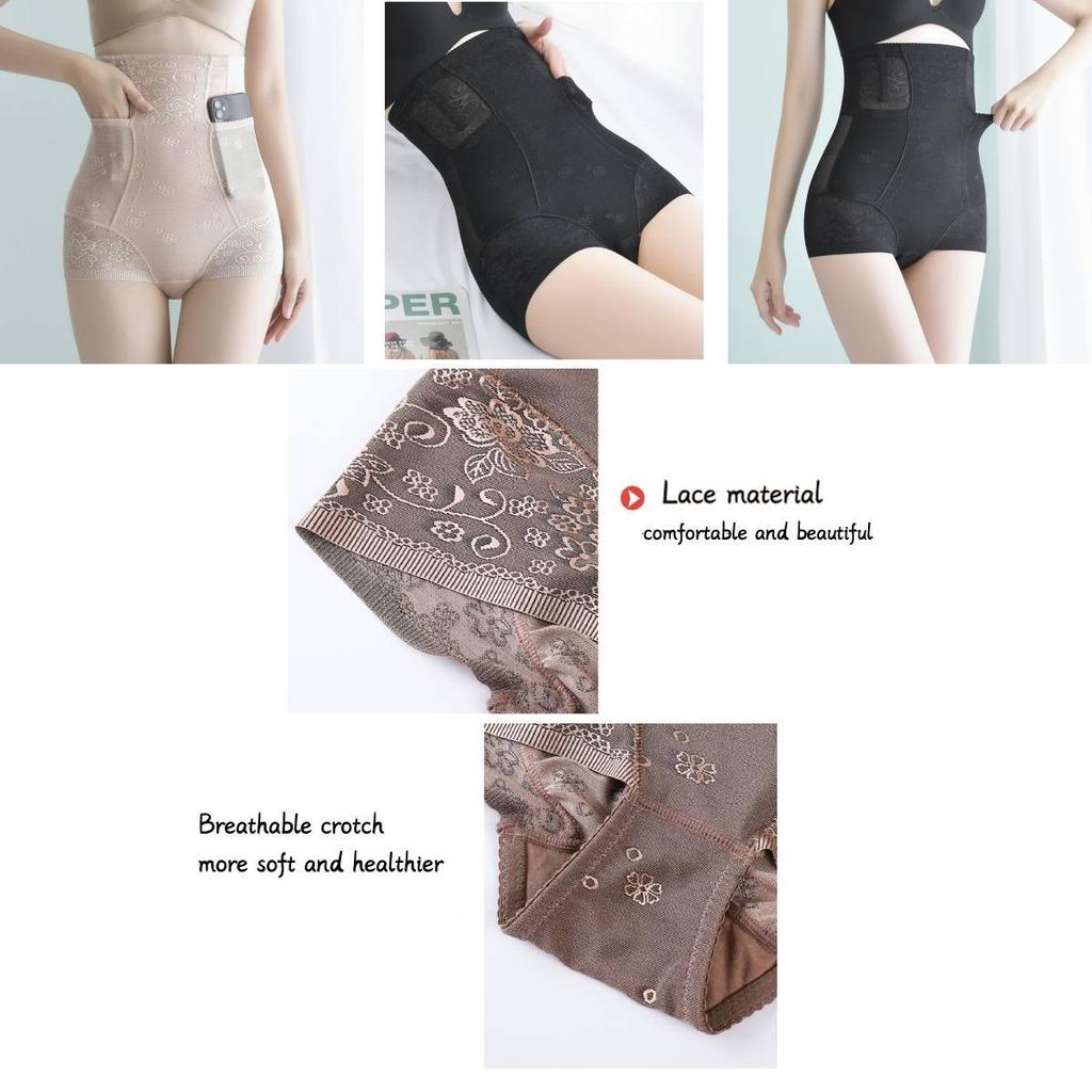 Корректирующие трусы с высокой талией, бесшовные, для послеродового контроля фигуры