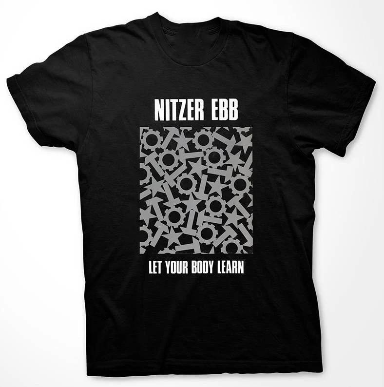 NEW Nitzer Ebb Band Let Your Body Learn Cotton Black S-5XL T Shirt EN763