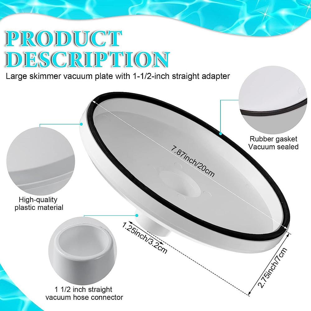 Адаптер скиммера для бассейна Пластина для вакуумного шланга для SP1082/ 1084/ 1085/ 1075