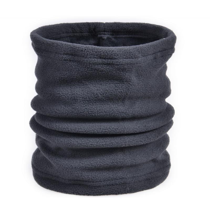 Autumn and Winter Pullover Knitted Scarf Mask Dual-purpose Men's and Women's Warm Neck Cover Riding Fleece Thickened Cervical Spine Cover