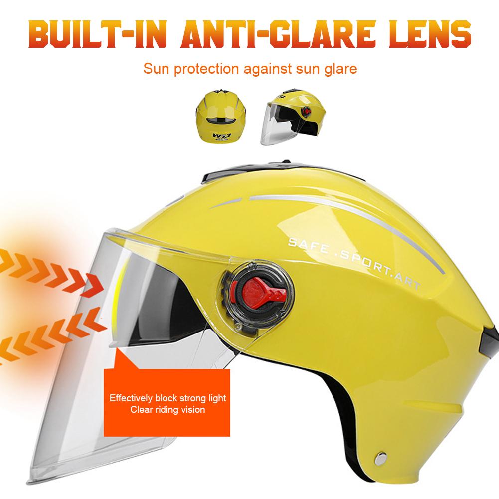 Мотоциклетный шлем с открытым лицом, мотоциклетный шлем, электрический безопасный шлем с двойной линзой, шлем для мотокросса, мото шлем, антибликовый шлем Casco Para