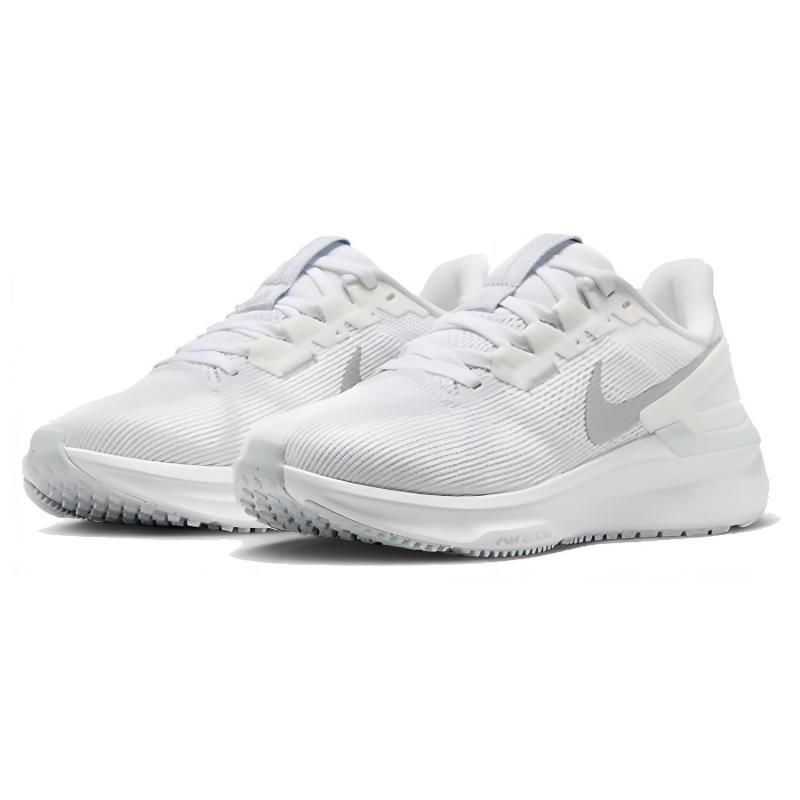 Nike Женские кроссовки Zoom Structure 25 Белый Металлик Серебристый повседневные DJ7884-101