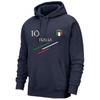 Men's Italy Navy Blue Hoodie - - Blue