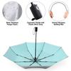 G4Free 46 Inch Compact Travel Umbrella Windproof UV Protection Silver Coating Automatic Parasol Ultra Lightweight UPF50+ Open/Close