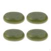 4 шт. Большие массажные камни из жадеита для спа 5x6 см