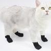 4Pcs/set New Anti-Scratch Pet Claw Cap Breathable Non-Slip Cat Socks Recovery Feet Protector Pet Supplies Mesh Pet Feet Cover
