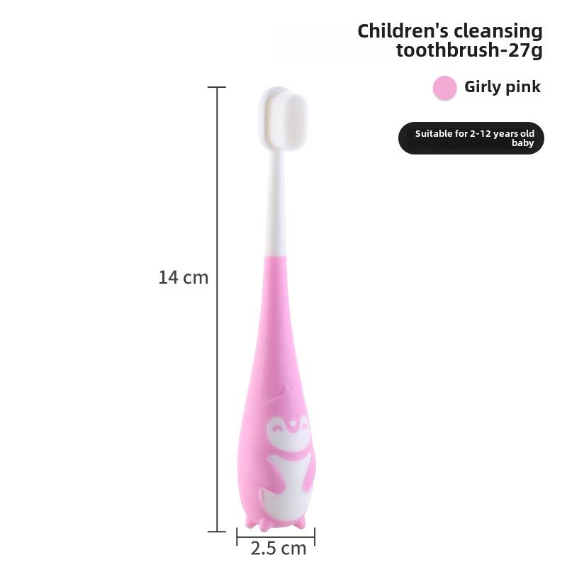 «Набор из U-образной силиконовой зубной щетки и зубной пасты для детей от 2 до 12 лет»