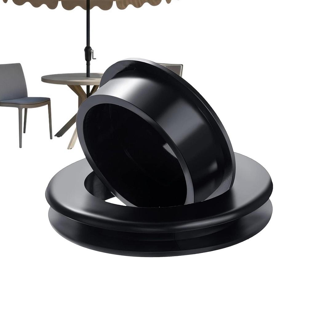 2" Silicone Umbrella Hole Ring with Cap, Flexible Table Plug for Patio Beach Cafe, Outdoor Table Hole Cover for Patio Furniture