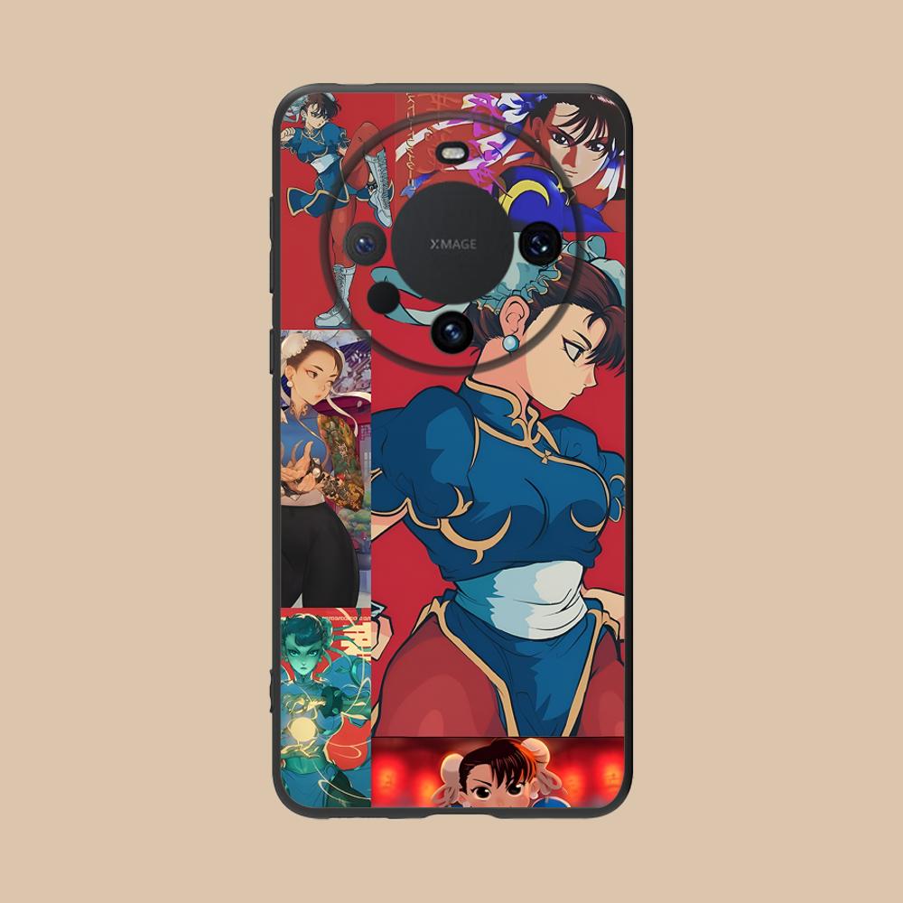 Чехол для телефона Street Fighter Chunli для Huawei Mate 60 50 40 30 20 10 Pro Plus Lite E 5G Цветной Печатный Чехол Обложка Роскошный