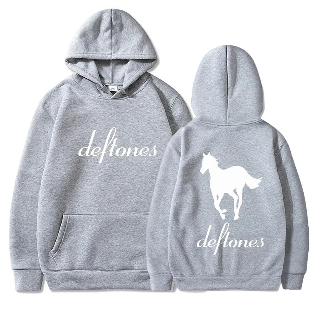 Новый осенне-зимний модный бренд Deftones худи мужская мода с длинным рукавом женский повседневный уличный пуловер в стиле Харадзюку