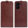 Vertical Flip Case for Xiaomi Redmi 13C 4G/Poco C65 4G Shell Crazy Horse Texture Leather Phone Cover
