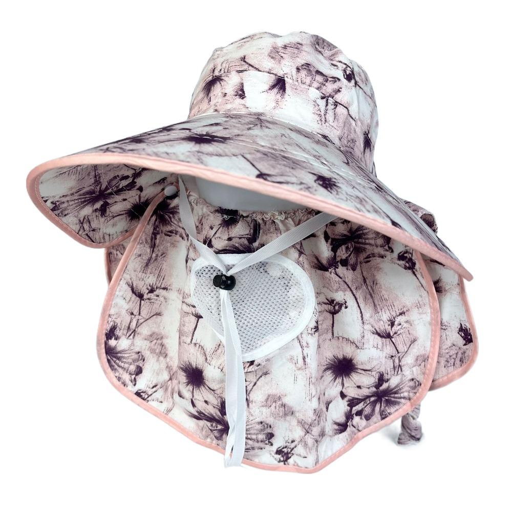 Face Neck Omnibearing Picking Tea Hat Breathable Mesh Sunscreen Hat Creative Women Sun Hat Riding