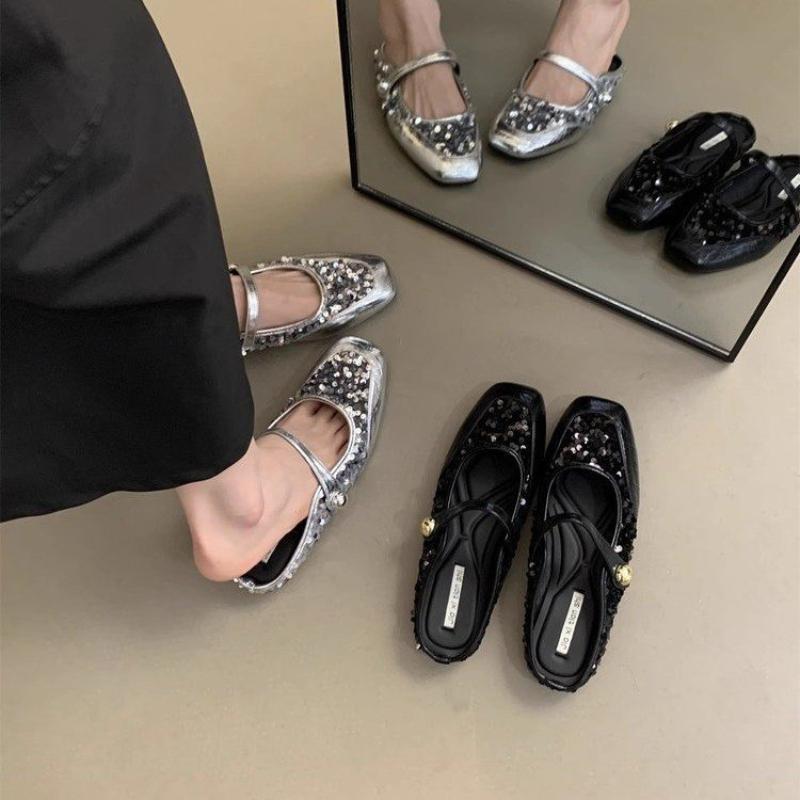 Модные новые женские туфли Мэри Джейн высокого качества, дышащие, на низком каблуке, сандалии, обувь 2024 года, тренд, шикарное элегантное платье, вечеринка, zapatos