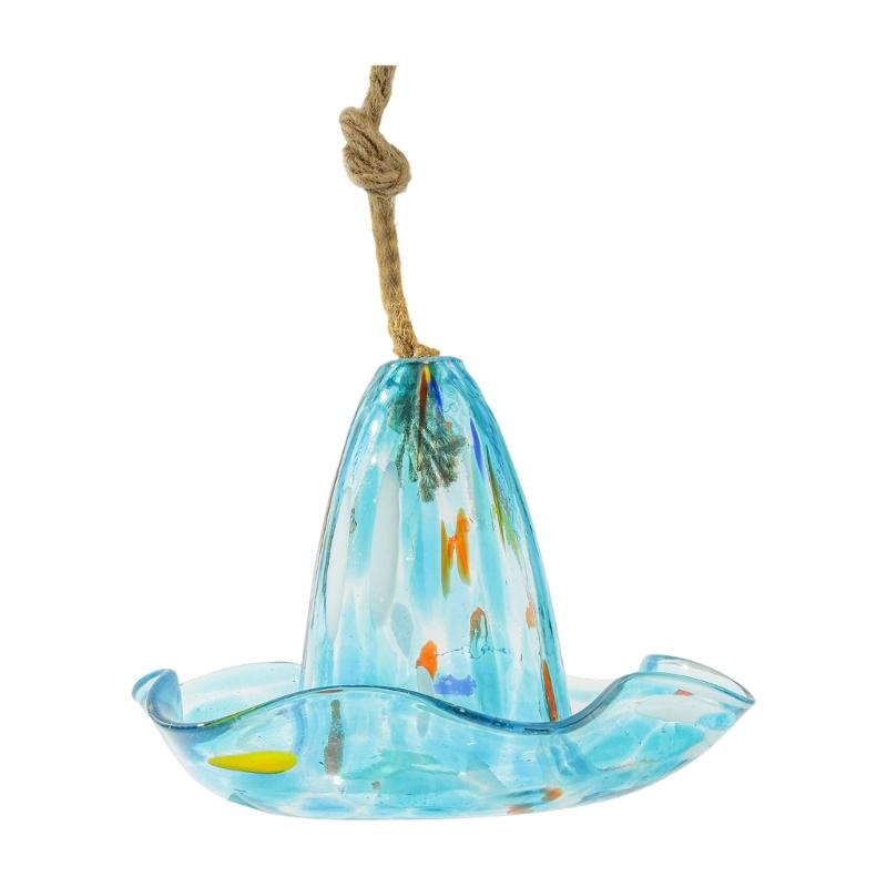 Всепогодная Стеклянная Поилка-Купель для Колибри Привлекает Колибри Гладкими Поверхностями и Установкой Без Инструментов