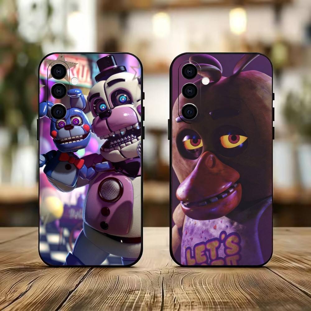 D-FNAF-T-Five-Nights-at-Freddy's Чехол для телефона Samsung Galaxy A73,A72,A71,A70,A53,A52,A51, Мягкий силиконовый черный чехол