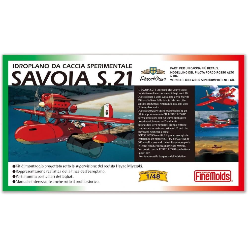 Fine Molds Savoia S.21 Прототип Истребитель Летающая Лодка Пластиковая Модель Масштаб 1 48