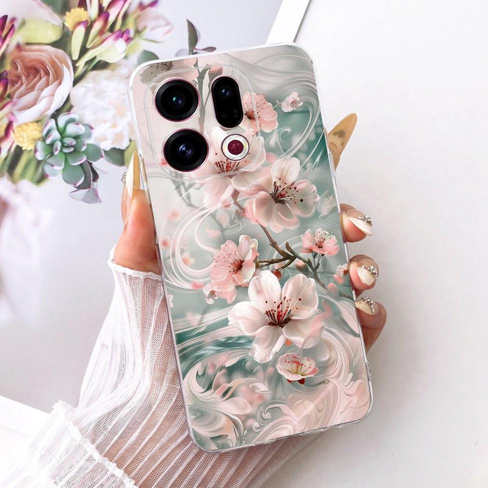 Clear For Oppo Find X9 Case Cover Cute Cat Fashion Butterfly Luxury Painted Soft Casing For Oppo CPH2797 PLJ110
