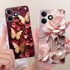 For Realme Note 80 2026 Cute Flower Butterfly Cat Painted Case For Realme Note80 RMX5388 Soft Silicone TPU Phone Cases