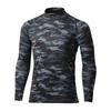 Sun Protection Inner Shirt High Neck Black Multi Camo M IN-008X