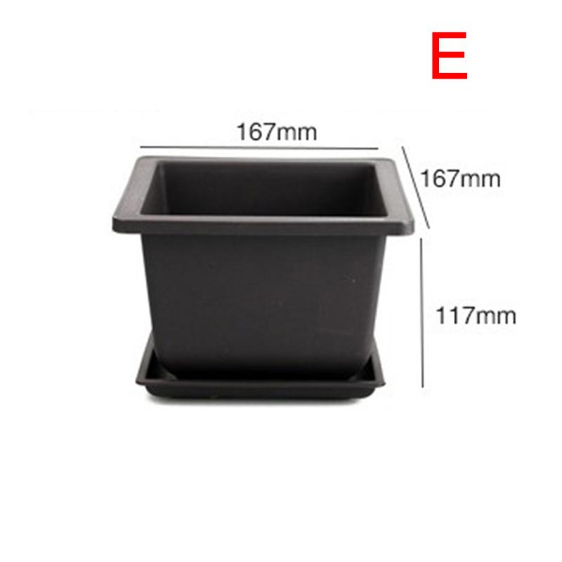 Пластиковые горшки для обучения бонсай, цветочные горшки для рассады, кашпо для балкона и сада