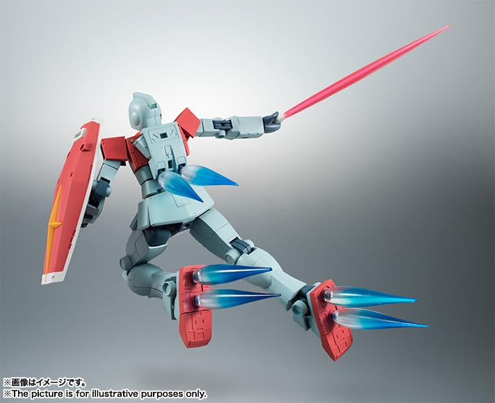 TAMASHII NATIONS ROBOT SPIRITS Mobile Suit Gundam RGM-79 GM ver. A.N.I.M.E. (Rerelease) Approximately 125mm PVC & ABS Painted Movable Figure
