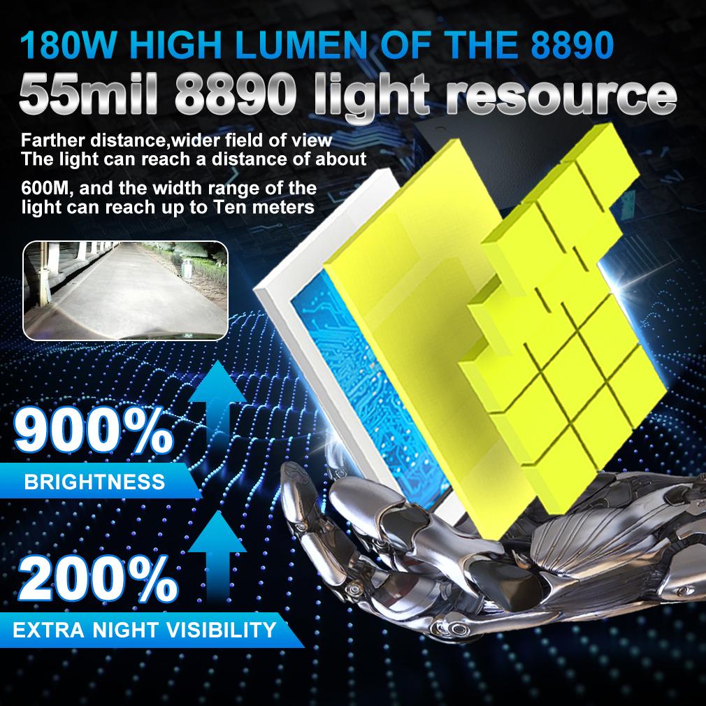 2 шт. 65000 лм D3S светодиодные лампы для фар D1S D2S D4S D8S D1R D2R D3R D4R D8R Turbo LED CSP фары для BMW Benz Volvo лампа Canbus 180 Вт фара 6500K