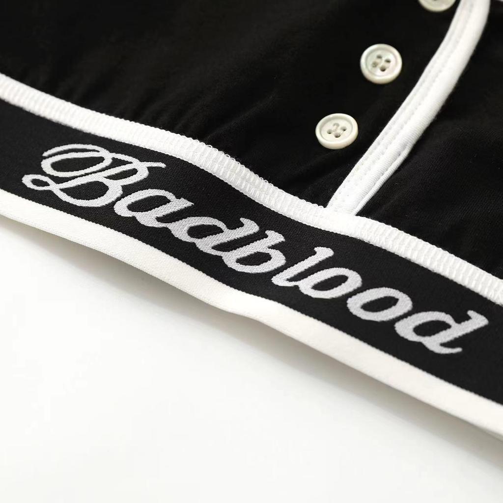 Женская спортивная майка Badblood BCAC Series в корейском стиле - Короткий жилет в американском стиле 'Hot Girl'